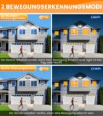 MEIKEE 42W LED Strahler mit Bewegungsmelder – 3600 Lumen Aussenstrahler IP66 für Garten & Terrasse – Bild 3