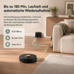 Vexilar W9 Saugroboter mit Wischfunktion – 8000 Pa Saugkraft & 180 Min Akkulaufzeit – Bild 5