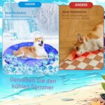 Aisuowa Kühlmatte 40x60cm für Katzen & Hunde – Gel-Kühlpad Kratzfest & Ungiftig – Bild 5