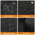 Alfheim Kofferraum Schutzmatte Hund 180x102cm – Wasserdicht mit Seitenschutz für SUV – Bild 7