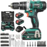 STANEW 20V Akku-Hammerbohrer 3-in-1 – Profi-Set mit 69 Zubehörteilen & 2 Akkus