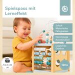 Bieco Motorikwürfel Scandi-Chic aus FSC® Holz – Motorikspielzeug ab 1 Jahr – Bild 2