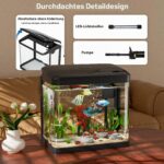 GuKKK 6L Nano Aquarium Komplettset mit LED & Filter – Einsteiger-Aquarium für Anfänger – Bild 6