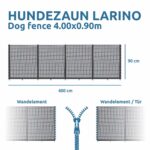 your GEAR Mobiler Hundezaun 4m – Textilene-Mesh 90cm, erweiterbar & wetterfest – Bild 2