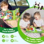 Asten Busy Book Montessori Spielzeug für Kleinkinder 1-3 Jahre – Pädagogisches Aktivitätsbrett – Bild 5