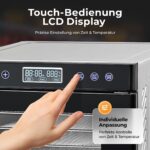 Balter DA-109 Dörrautomat Edelstahl – 10 Fächer, 700W, Timer 48h für Obst & Fleisch – Bild 4