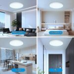 ORALUCE LED Deckenleuchte Rund 28cm 24W 2400lm Kaltweiß IP44 – Badezimmer & Küche – Bild 8