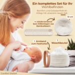 ComfortShells® Stilleinlagen Waschbar Bio-Bambus – 14er Set mit Wäschenetz & Stillarmband – Bild 2