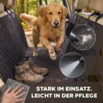 Hainberger Hundedecke Auto 137x147 cm – Wasserabweisend & Kratzfest für sichere Fahrten – Bild 8
