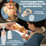 RebelEver Kindergeschirr-Set aus Silikon mit Transporttasche – Komplettes Essenlern-Set ab 1 Jahr – Bild 6