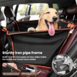 Pecute Hundeautositz Rückbank 70x50x55 cm – Wasserdicht & Kratzfest für mittlere bis grosse Hunde – Bild 5