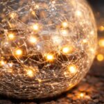 esotec Solar Leuchtkugeln 3er Set – Krakelees Echtglas mit LED-Leuchtdraht für Garten – Bild 4