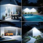 6er Set Solar-Wandleuchten mit Bewegungsmelder – IP65 Kaltweiß für Garten & Hof – Bild 7