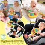 jerryvon 7-in-1 Baby Musikspielzeug ab 6 Monate – Motorikförderung mit Klavier & Rasselsocken – Bild 2