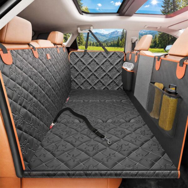 UPAWPIA Hundedecke Auto Rückbank 135x165cm – Wasserdicht & rutschfest für PKW, SUV, LKW