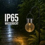 SC-Daily Solar-Hängeleuchten 8er Set – Warmweiss IP65 Gartenleuchten für Aussen – Bild 3