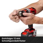 Einhell Akku-Bohrschrauber TP-CD 18/50 Li BL – 18 V Brushless mit 2x2,0 Ah – Bild 8