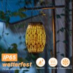JOYCREATOR 2er Set LED Solarlaternen – IP65 Wasserdicht für Garten, Balkon & Terrasse – Bild 4