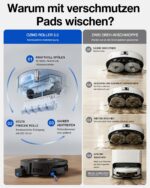 ECOVACS DEEBOT T90 MAX PRO Saugroboter mit Wischfunktion – 40.000 Pa Saugkraft & Heissswasser-Reinigung – Bild 3
