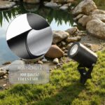 JNR 2er Pack LED Gartenbeleuchtung Edelstahl – IP65 Wasserdicht mit 3 Montagevarianten – Bild 6