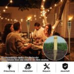 NAIZY Gartenfackeln 12er Set 90cm Bambusfackeln – Öllampen für Outdoor Garten & Deko – Bild 4