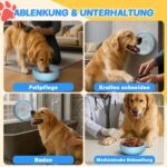 Pawinner 2-in-1 Schleckmatte Hund – Anti-Schling Napf Set mit Saugnäpfen aus Silikon – Bild 3