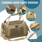 Petsfit Transporttasche Katze Hund faltbar – Flugtasche mit Schultergurt & Kissen – Bild 7