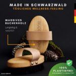 BUDDY BRUNO® Hundebürste Kurzhaar mit Naturborsten – Premium Fellpflege für Hunde & Katzen – Bild 3