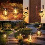 2er Set Caldarax Solar-Gartenlaterne IP65 – Hängend & Stehend mit LED-Glühbirne – Bild 6