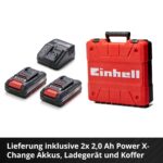 Einhell Akku-Bohrschrauber TP-CD 18/50 Li BL – 18 V Brushless mit 2x2,0 Ah – Bild 6