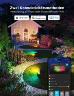 Govee Outdoor Triade LED Strahler 4500LM RGBICWW – Smart Fluter mit Matter & Alexa – Bild 6
