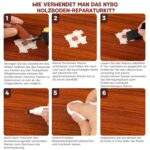 NYBQ Laminat Reparaturset 24-tlg mit Schmelzwerkzeug – Hartwachs für Böden & Möbel – Bild 4