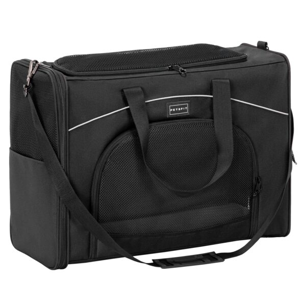 Petsfit Flugtasche Hund 55x40x23 cm – Transportbox für Hunde & Katzen bis 13 kg