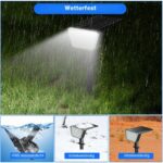 FIFlying 4er-Set Solarstrahler 7000K – IP67 Wasserdicht mit 3 Lichtmodi für Garten & Außen – Bild 7
