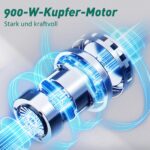 HYCHIKA Bohrhammer SDS-Plus 900W – Schlagbohrmaschine 4400 BPM für Beton & Stein – Bild 6