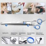Gimars 6-in-1 Hundeschere Set Profi – Titan-beschichtete Fellschere für Hunde & Katzen – Bild 5