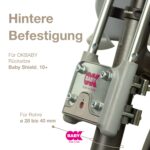 OKBABY Ersatz-Befestigungsband für Fahrradsitze – kompatibel mit Baby Shield & 10+ – Bild 3