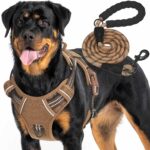 Haapaw Taktisches Hundegeschirr für grosse Hunde – No-Pull Geschirr mit Molle-System