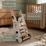 KiddyMoon Lauflernwagen aus Holz – Motorik-Entwicklung & Lauflernhilfe für Babys – Bild 6