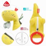 Fehn Mini-Spieluhr Dino – Kuscheltier mit Mozarts Wiegenlied für Babys – Bild 5