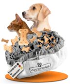 DOGPARENTS® Schnüffelteppich für Hunde – Intelligenzspielzeug mit Silikonnoppen, 26–48 cm