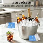 Citybee Eiswürfelmaschine mit UV-Desinfektion – 14 kg/Tag, leise & selbstreinigend – Bild 3