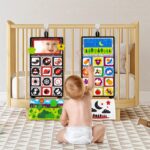 Dr.Rapeti Faltbares Baby-Spiegelspielzeug mit Stoffbuch – Schwarz-Weiss-Kontraste für optimale Entwicklung – Bild 7