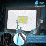 MEIKEE LED Strahler 35W 3000LM Kaltweiß – IP66 Aussenstrahler 2er Set für Garten & Sportplätze – Bild 5