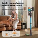 ElecKeys Akku Staubsauger Kabellos 50 kPa/600W – Anti-Tangle-Bürste & 70Min Laufzeit – Bild 6
