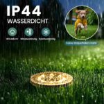 Solpex Solar-Bodenleuchten 10er Set – IP65 Wegeleuchten Warmweiß für Aussen – Bild 3