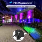 Linke 42W LED Wallwasher RGB-Strahler mit Fernbedienung – 2er Set für Innen & Aussen – Bild 3