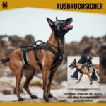 OneTigris T-Bone Hundegeschirr M – Taktisches Brustgeschirr mit 2 Griffen für Hunde – Bild 3