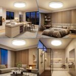 QOJUX LED Deckenleuchte Ø30cm 12W 2600lm 4000K – IP54 Flach Rund für Badezimmer – Bild 7