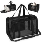 Vasmeiy Katzentransporttasche Faltbar – Tragetasche für Katzen & Hunde bis 6 kg